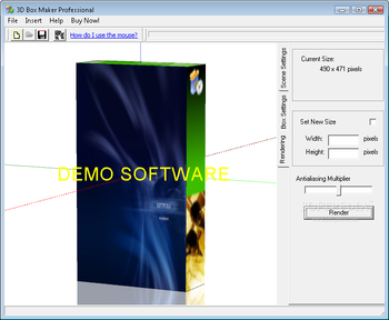 3D Box Maker Professional screenshot 3