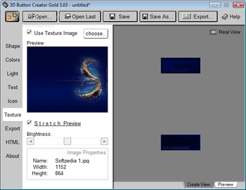 3D Button Creator Gold screenshot 4