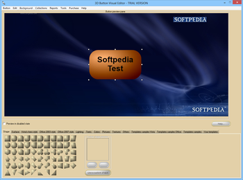 3D Button Visual Editor screenshot