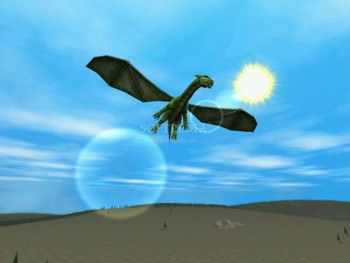 3D Dragons Screensaver screenshot 2