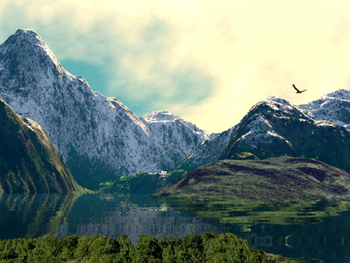 3D Eagle Mountain Lake screenshot