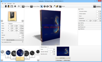 3D Ebook Cover screenshot