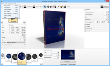 3D Ebook Cover screenshot 3