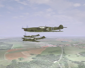 3D Flying Messerschmitt Bf109 Screensaver screenshot