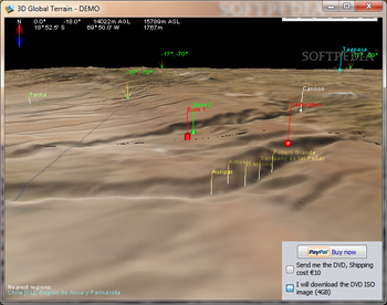 3D Global Terrain screenshot