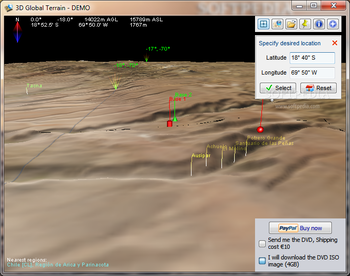 3D Global Terrain screenshot 2