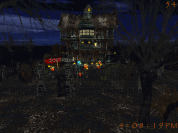 3D Haunted Halloween Screensaver screenshot
