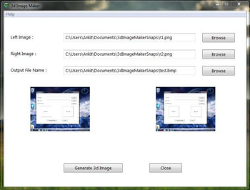 3D Image Maker screenshot