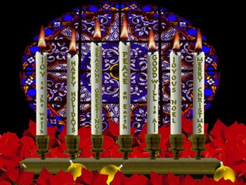 3D Interactive Holiday Candles screenshot