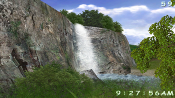 3D Living Waterfall Screensaver screenshot