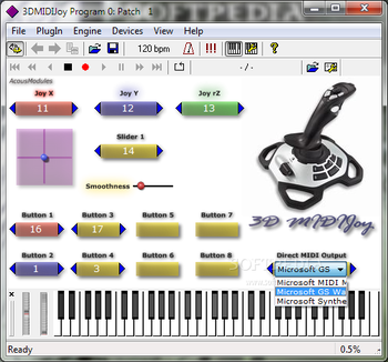 3D MIDIJoy screenshot 3