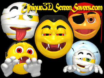 3D More Monster Smiley Guys screenshot