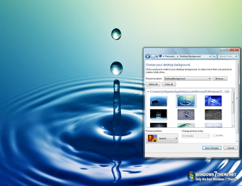 3D Motion Windows 7 Theme screenshot