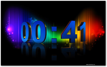 3D Numeric Clock screenshot