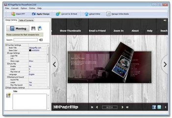 3D PageFlip for PowerPoint screenshot