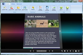 3D PageFlip Lite screenshot