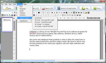 3D PageFlip Writer screenshot 3