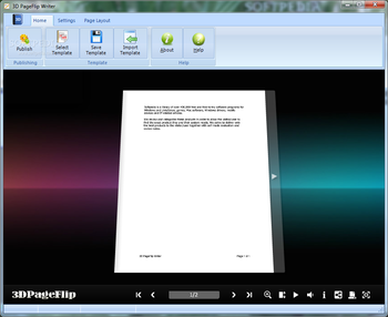 3D PageFlip Writer screenshot 4
