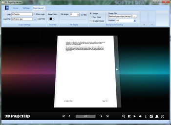 3D PageFlip Writer screenshot 6
