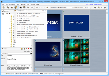 3D Photo Browser Image Edition screenshot 2