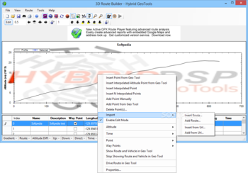 3D Route Builder screenshot 2