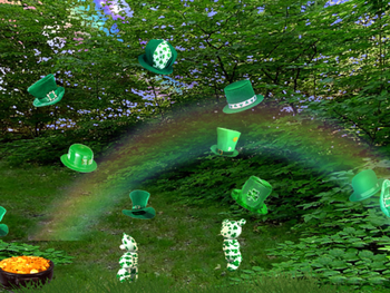 3D Shamrock Teddy Bears screenshot