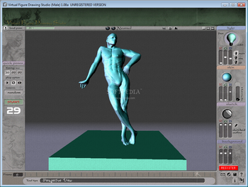 3D Virtual Figure Drawing Studio (Male) screenshot 2