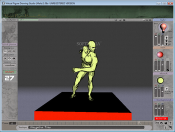 3D Virtual Figure Drawing Studio (Male) screenshot 3