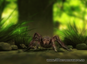 3D Walking Spider Screensaver screenshot