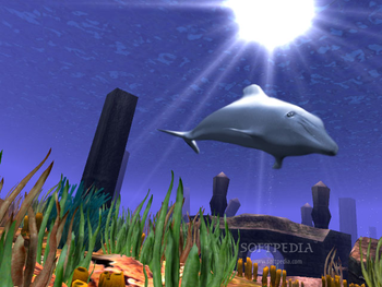 3D Wild Dolphin Screensaver screenshot