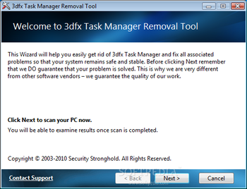 3dfx Task Manager Removal Tool screenshot
