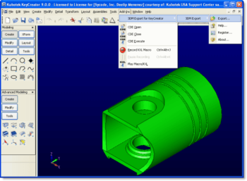 3DM Export for KeyCreator screenshot