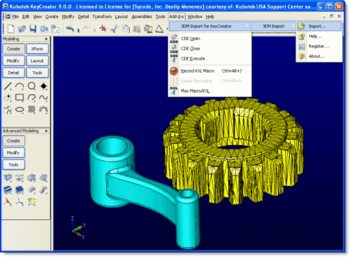 3DM Import for KeyCreator screenshot