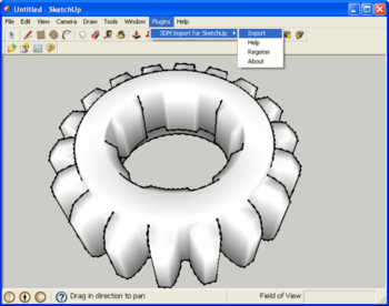 3DM Import for SketchUp screenshot