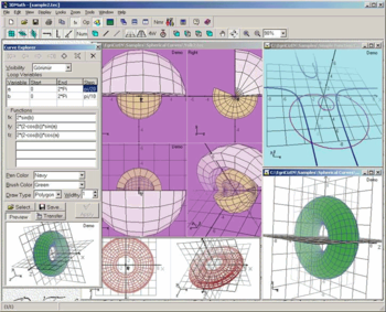 3DMath Explorer screenshot