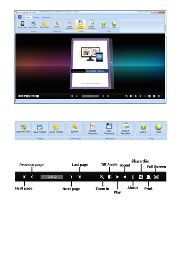 3DPageFlip for EPUB screenshot