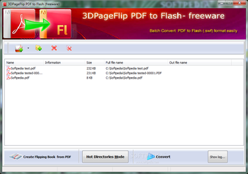 3DPageFlip PDF to Flash screenshot 2