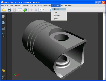 3DS Export for Acrobat screenshot