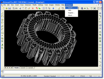 3DS Import for Bricscad screenshot