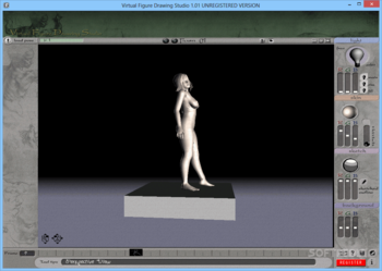 3DVirtual Figure Drawing Studio (Female) screenshot
