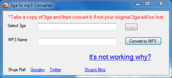 3ga To MP3 Converter screenshot