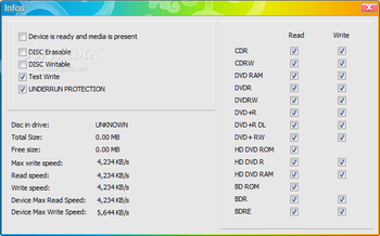 3nity CD/DVD Burner screenshot 2