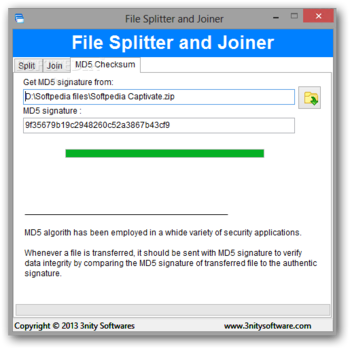 3nity File Splitter and Joiner screenshot 3