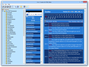 4-in-1 Audio & HTML Bible screenshot