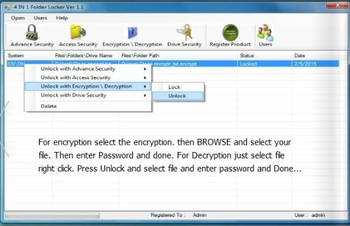 4 in 1 Folder Locker screenshot