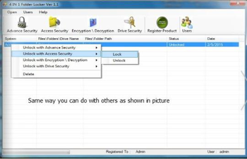 4 in 1 Folder Locker screenshot 2