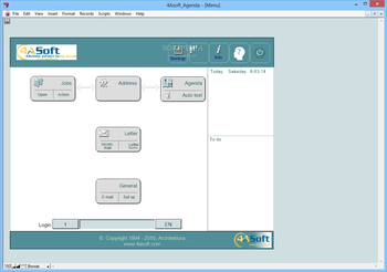 4ASoft Agenda screenshot