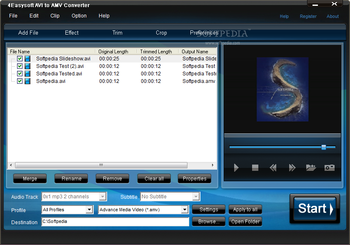 4Easysoft AVI to AMV Converter screenshot