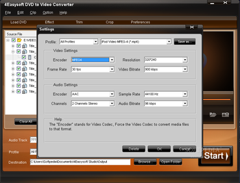 4Easysoft DVD to Video Converter screenshot 2