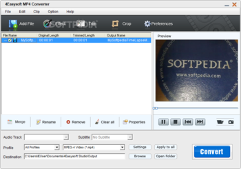 4Easysoft MP4 Converter screenshot